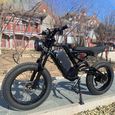 Super73 20 inches fat tires 48V 1500W lithium battery electric city bicycle snow beach e-bike for adult