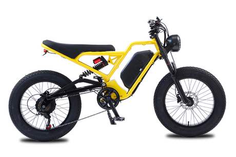 Super73 20 inches fat tires 48V 1500W lithium battery electric city bicycle snow beach e-bike for adult