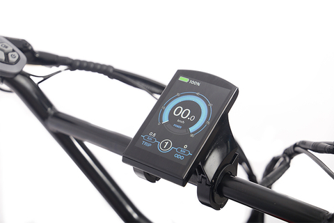 Fantas CARRO-S 1000W full suspension fat tire electric bicycle folding snow e-bike with retro big headlight