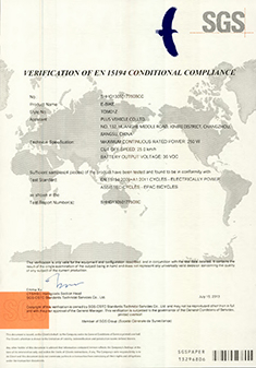  CE Certificate 
