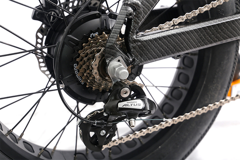 FANTAS CAMEL-R 20-inch bafang motor foldable electric bicycle with fat tire snow beach e-bike